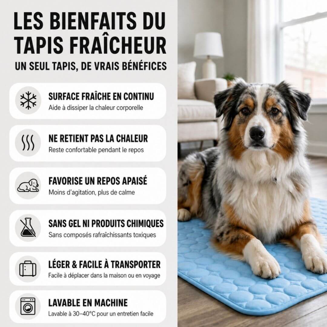 Fresko™ – Tapis rafraîchissant pour animaux