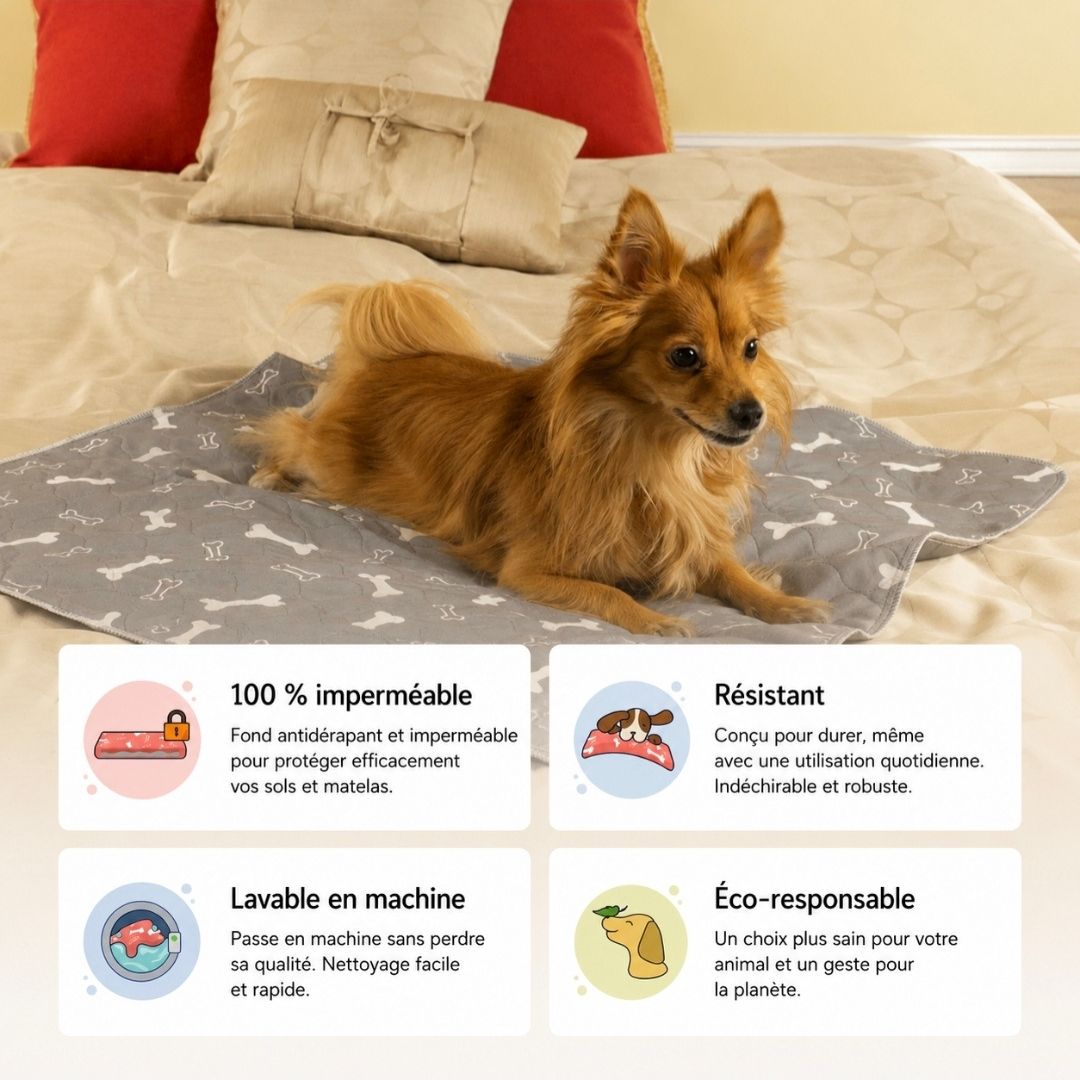 CleanPaw™ – Tapis hygiénique pour chiens et chats