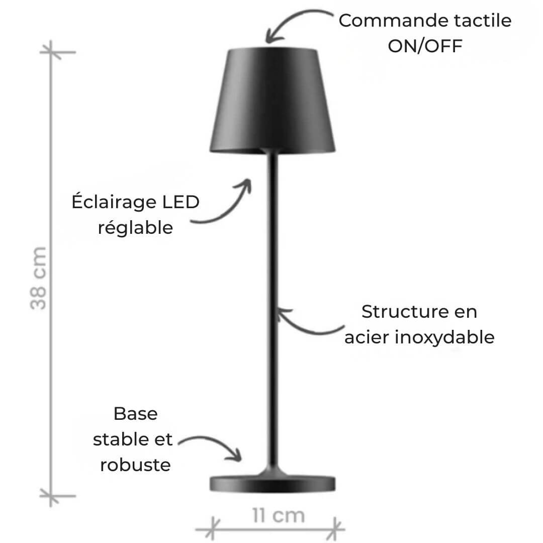 Luma - Lampe de Table Sans Fil