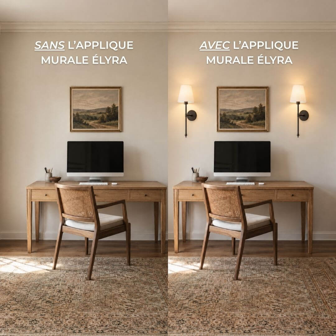 Élyra™ - Applique Murale Sans Fil